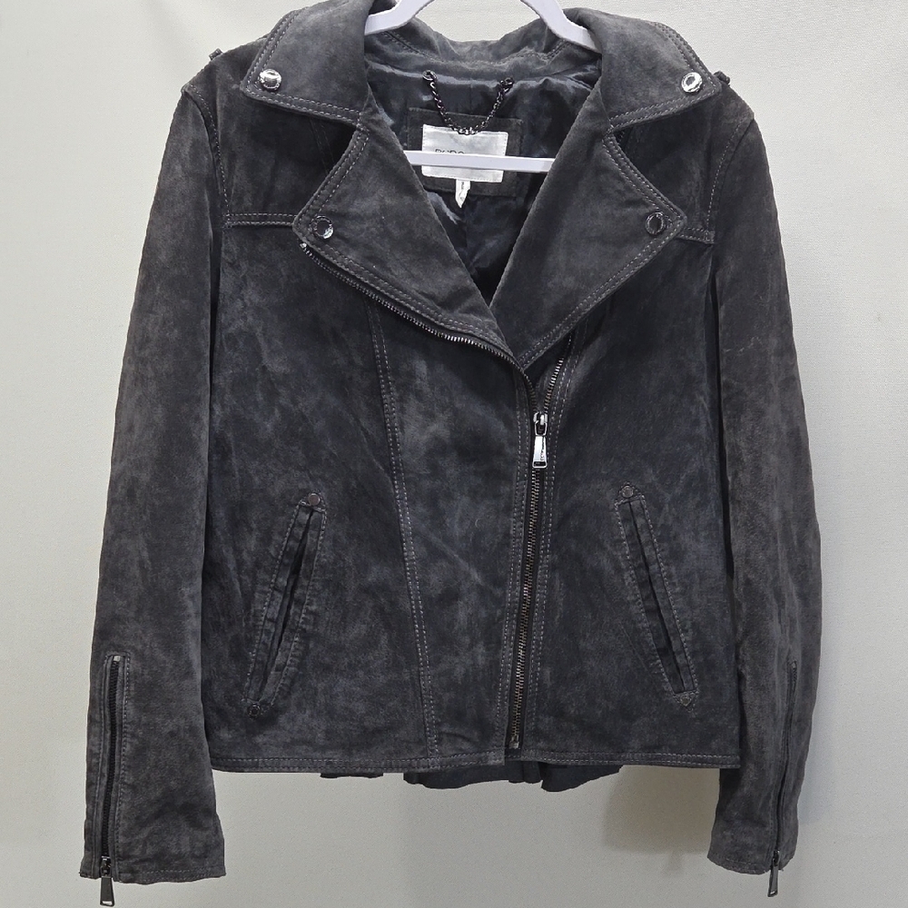 Bcbgeneration Charcoal Suede Jacket - image 1